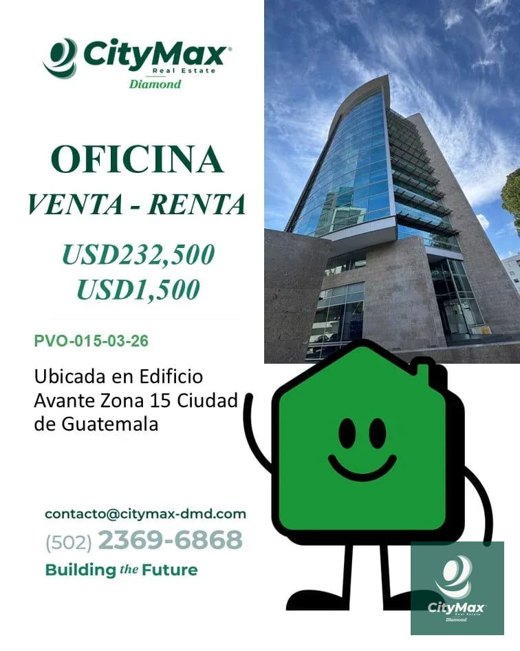 Oficina en Venta y Renta en Edificio Avante Zona 15 Ciudad de Guatemala — Oficina en Alquiler en Avante, Zona 15, Guatemala, Ciudad — foto 1 de 14