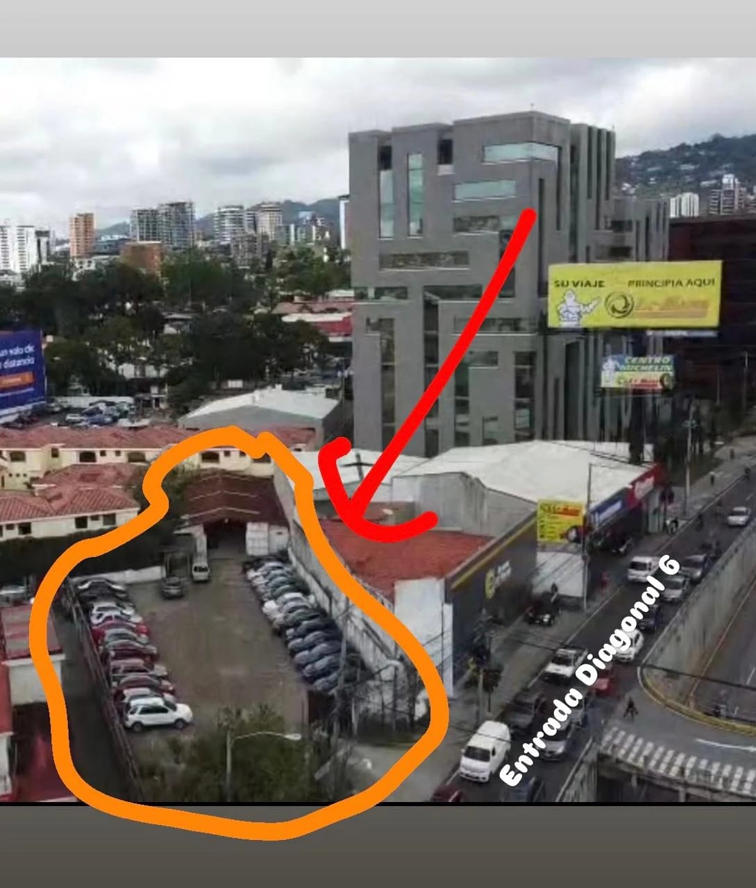 Predio de 1700 varas de area en ALQUILER — Terreno en Alquiler en Zona 10, Guatemala, Ciudad — foto 1 de 7