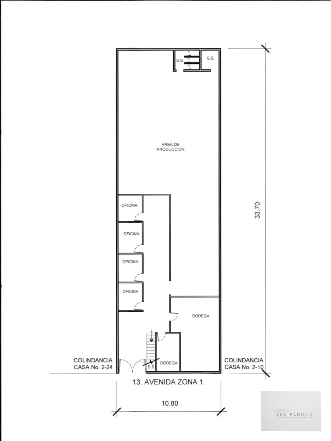 Propiedad comercial en venta en Zona 1 |Bodega, Oficinas y potencial de desarrollo — Bodega / Ofibodega en Venta en El Centro, Zona 1, Guatemala, Ciudad — foto 6 de 6