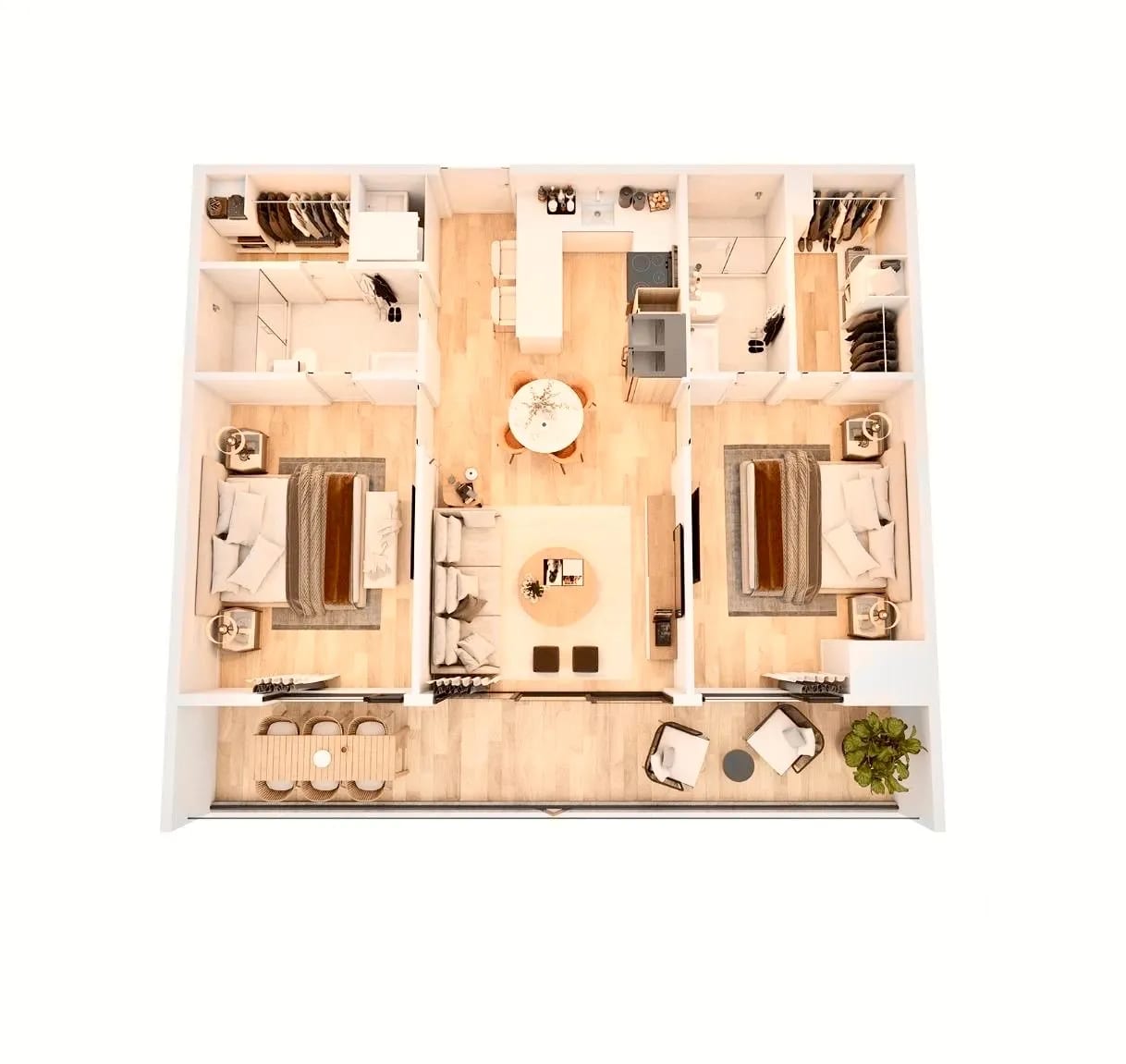 Zona 10 • Apartamento Nuevo en Venta • Edificio Ferré Diez — Apartamento en Venta en Ferré Diez, Zona 10, Guatemala, Ciudad — foto 7 de 12