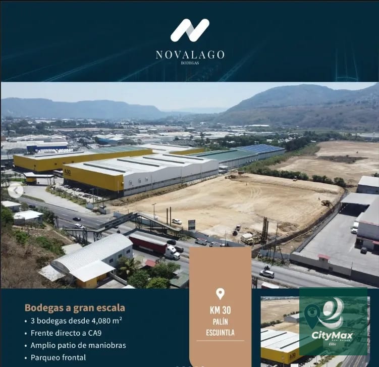 Nave industrial de 3575 mts2 en Amatitlan . Ubicacion Estrtegica. Hub Logistico. — Bodega / Ofibodega en Alquiler en Amatitlán, Amatitlán, Guatemala, Ciudad — foto 1 de 1