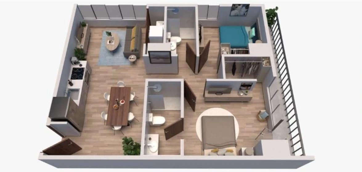 Renta de apartamento en Kona Diez | zona 10 — Apartamento en Alquiler en Zona 10, Guatemala, Ciudad — foto 2 de 2