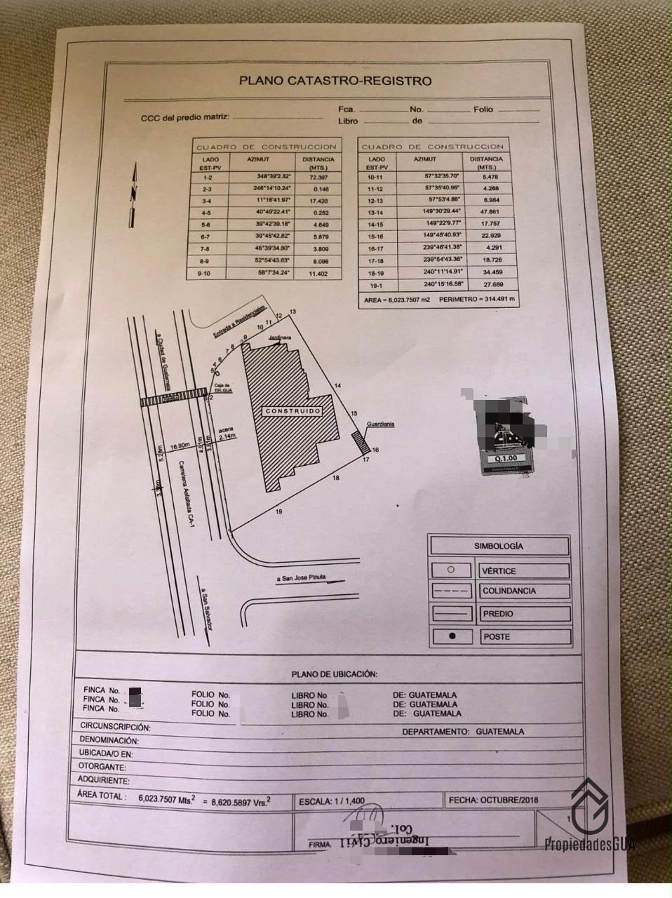 Terreno sobre CES (bodega para remozar) — Bodega / Ofibodega en Venta en Carretera a El Salvador, Guatemala, Ciudad — foto 2 de 2