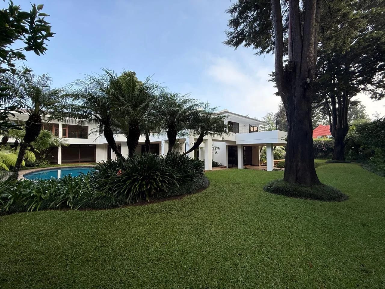 RENTO EXCLUSIVA CASA Z.14, PISCINA, AMPLIO JARDIN, LOBBY CON CAIDA DE AGUA — Casa en Alquiler en Zona 14, Guatemala, Ciudad — foto 1 de 17