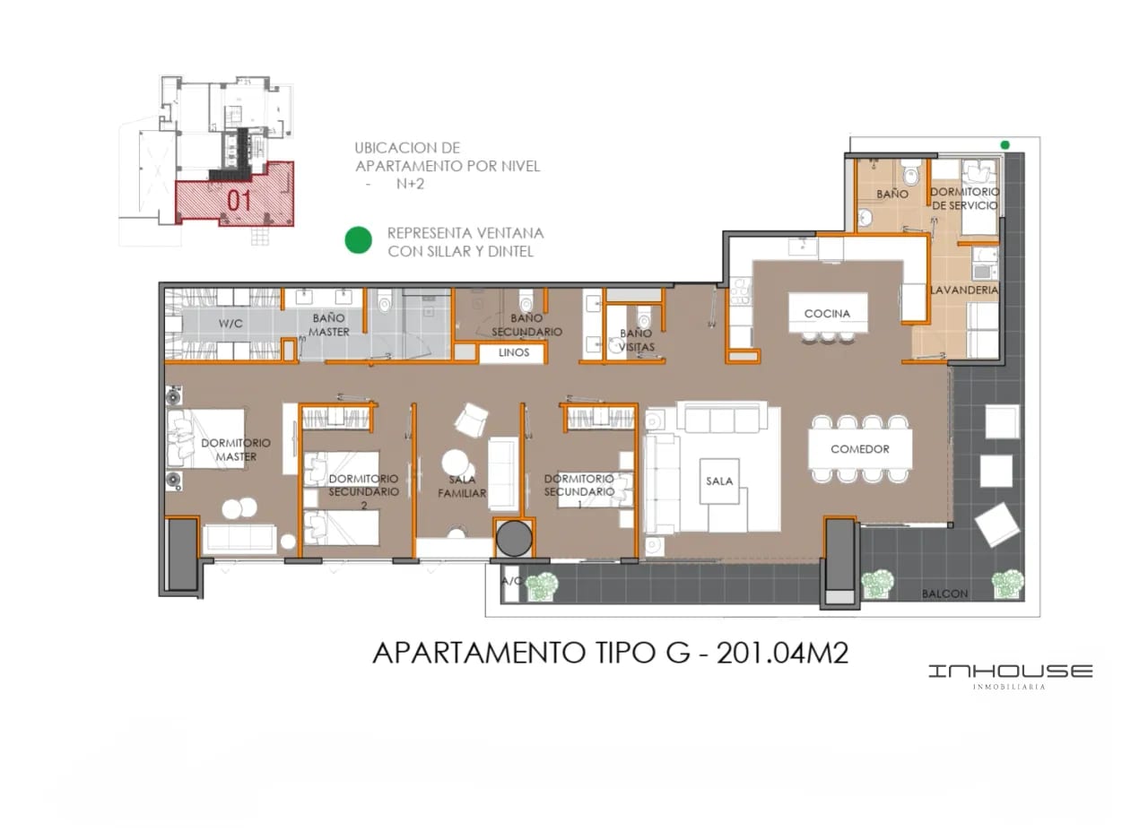 Apartamento en Venta Zona 14 en Planos — Apartamento en Venta en Zona 14, Guatemala, Ciudad — foto 9 de 9
