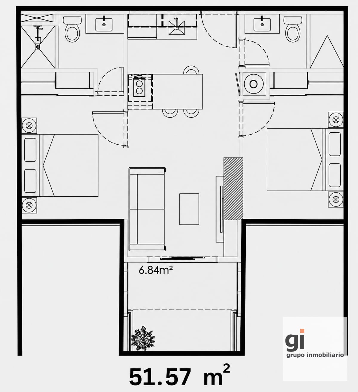 Apartamento de 2 dormitorios, nivel alto, zona 4 — Apartamento en Venta en Zona 4, Guatemala, Ciudad — foto 17 de 17