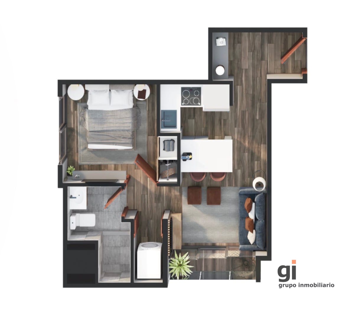 Apartamento de 1 dormitorio en venta zona 10, a pasos del CC La Estación — Apartamento en Venta en Zona 10, Guatemala, Ciudad — foto 17 de 17