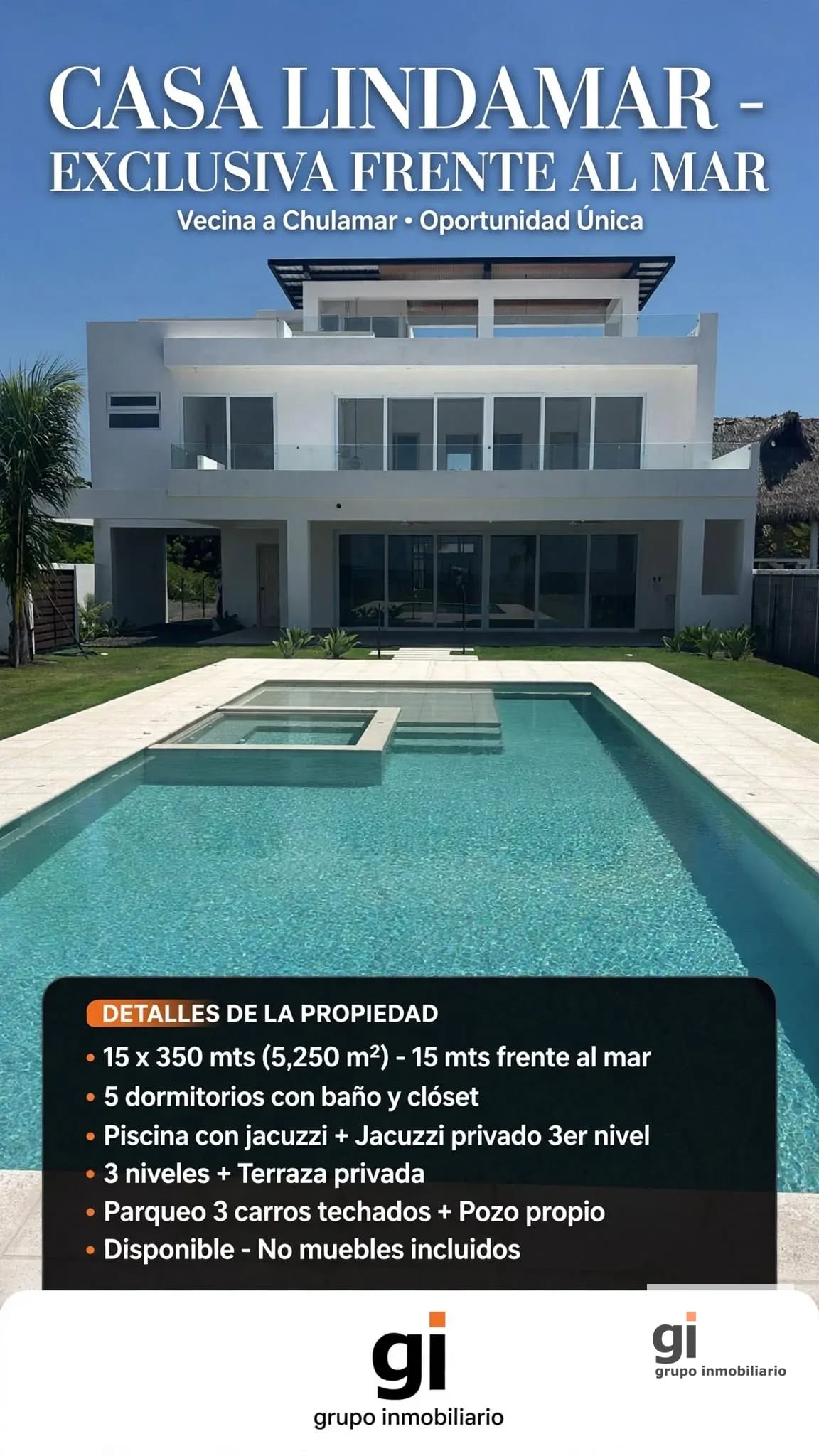 Casa de Playa. Espectacular casa en Lindamar — Casa vacacional en Venta en Lindamar, Puerto San José, Escuintla — foto 2 de 16