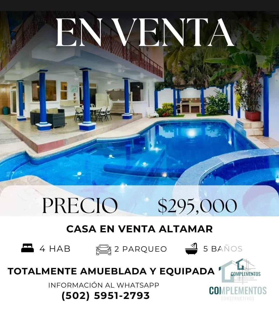 Altamar, Casa en Venta Puerto San José — Casa vacacional en Venta en Altamar I, Puerto San José, Escuintla — foto 1 de 10