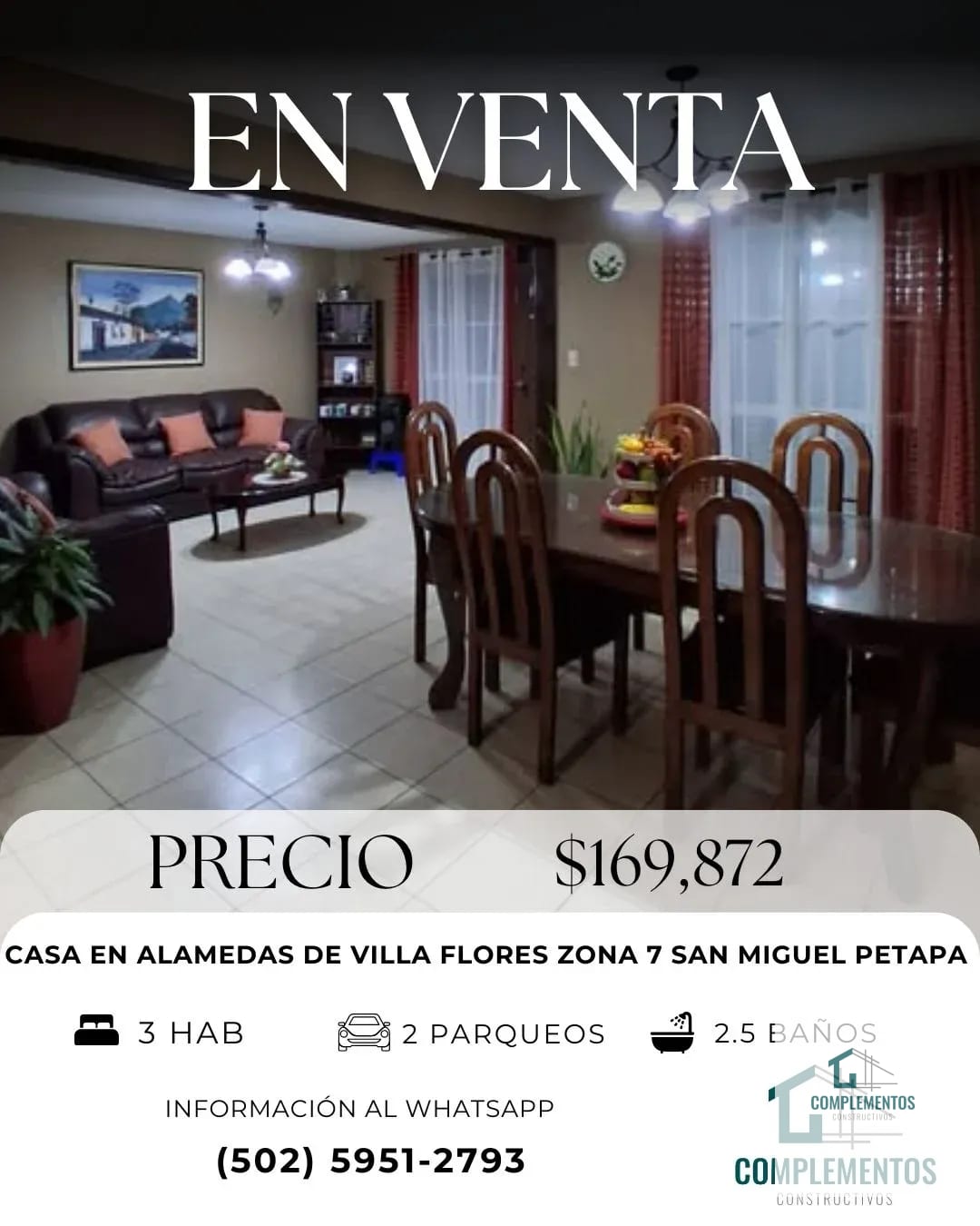 Alamedas de Villa Flores, Casa en Venta zona 7 San Miguel Petapa — Casa en Venta en Alamedas de Villaflores, San Miguel Petapa, Guatemala, Ciudad — foto 1 de 4