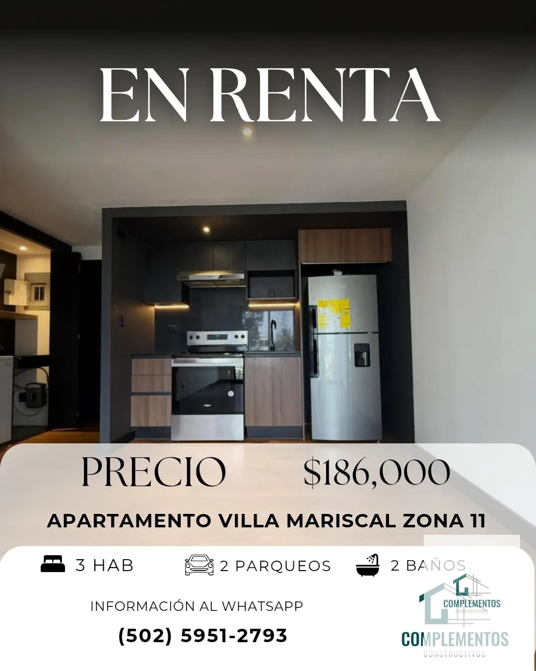 Villa Mariscal, Apartamento en Venta Zona 11, 3hab. 71m2 — Apartamento en Venta en Villa Mariscal, Zona 11, Guatemala, Ciudad — foto 1 de 10