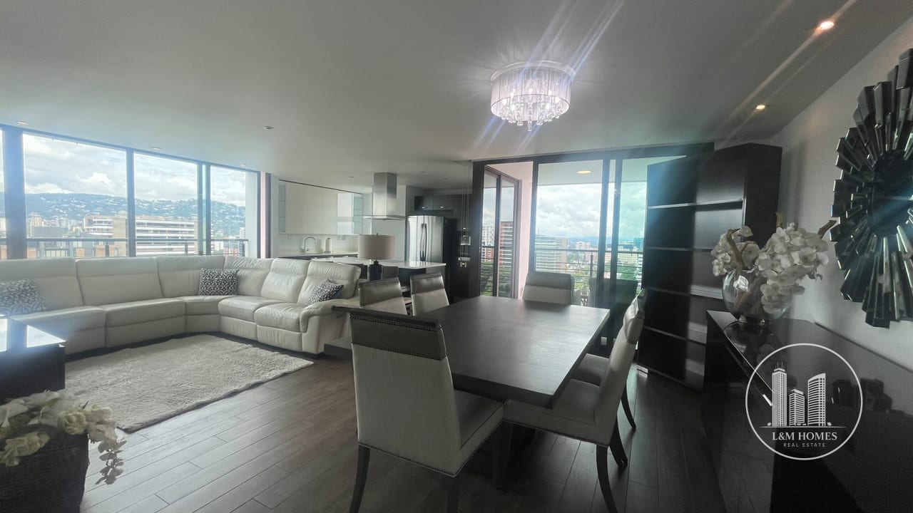 Lindo Apartamento amueblado zona 10 — Apartamento en Alquiler en Zona 10, Guatemala, Ciudad — foto 1 de 17