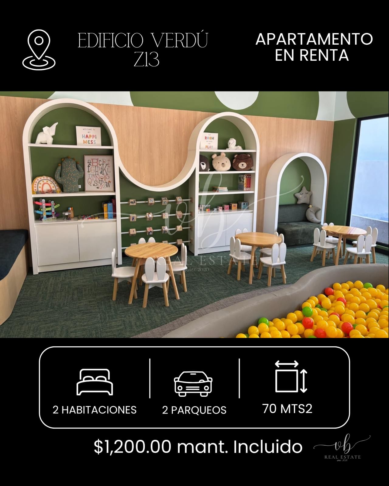 Apartamento nuevo en alquiler - Edificio Verdú zona 13 — Apartamento en Alquiler en Verdú, Zona 13, Guatemala, Ciudad — foto 1 de 1