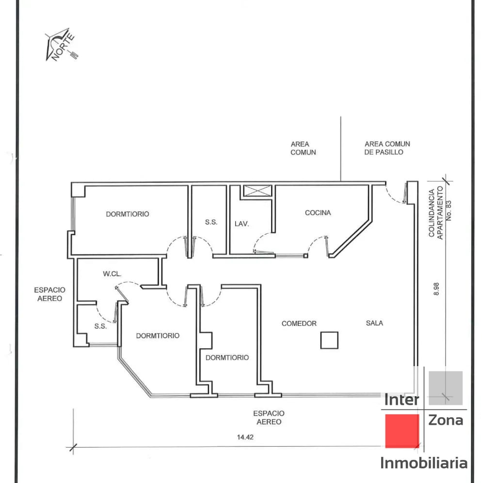 Renta de apartamento en edificio Ibiza, Zona 14 — Apartamento en Alquiler en Ibiza, Zona 14, Guatemala, Ciudad — foto 1 de 7