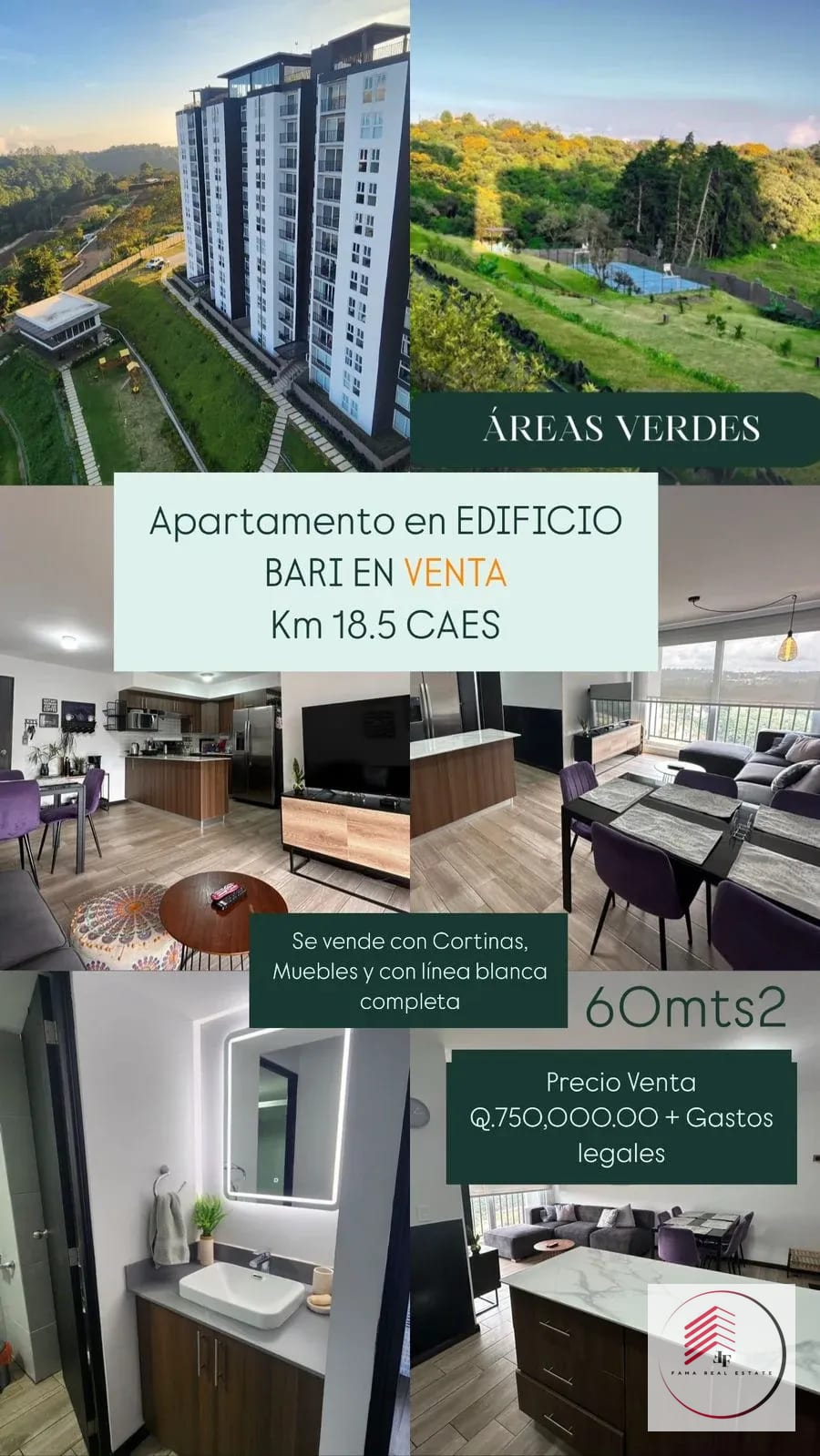 🔺se Vende Apartamento Nuevo en Edificio Bari 🔺KM 18.5 CAES — Apartamento en Venta en Bari, Carretera a El Salvador, Guatemala, Ciudad — foto 17 de 17