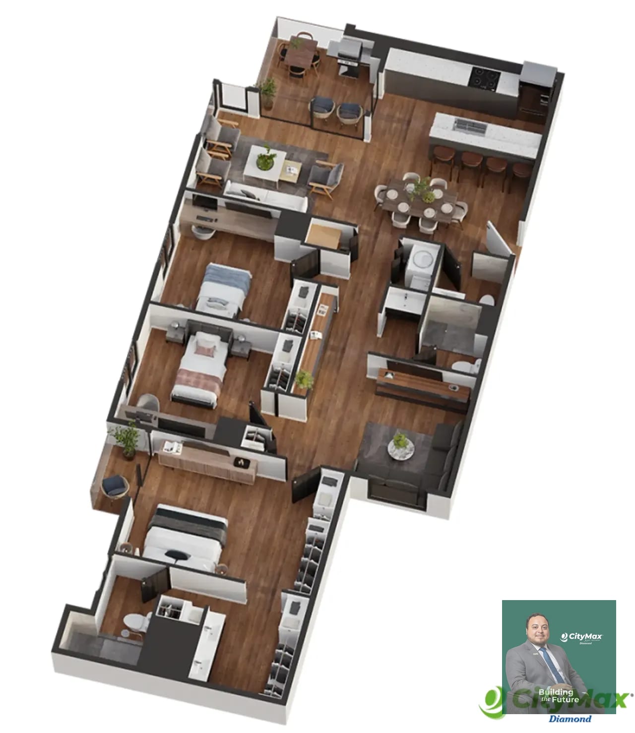 Apartamento Grande en VENTA en Kanajuyu Zona 16 — Apartamento en Venta en Kanajuyú, Zona 16, Guatemala, Ciudad — foto 5 de 5