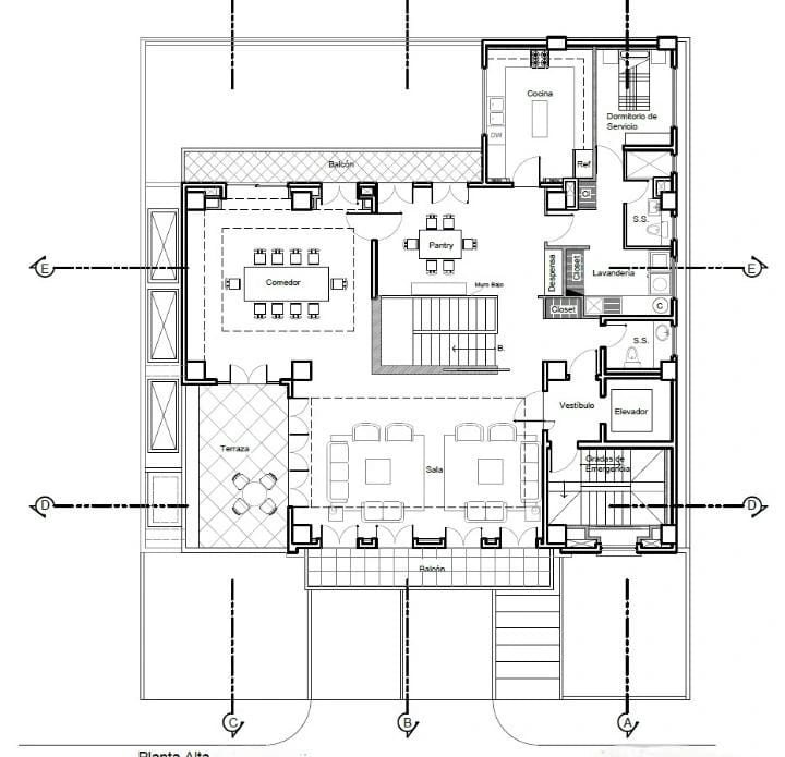 Apartamento en alquiler, Edificio Quinta Avenida, zona 14 — Apartamento en Alquiler en Quinta Avenida, Zona 14, Guatemala, Ciudad — foto 8 de 8