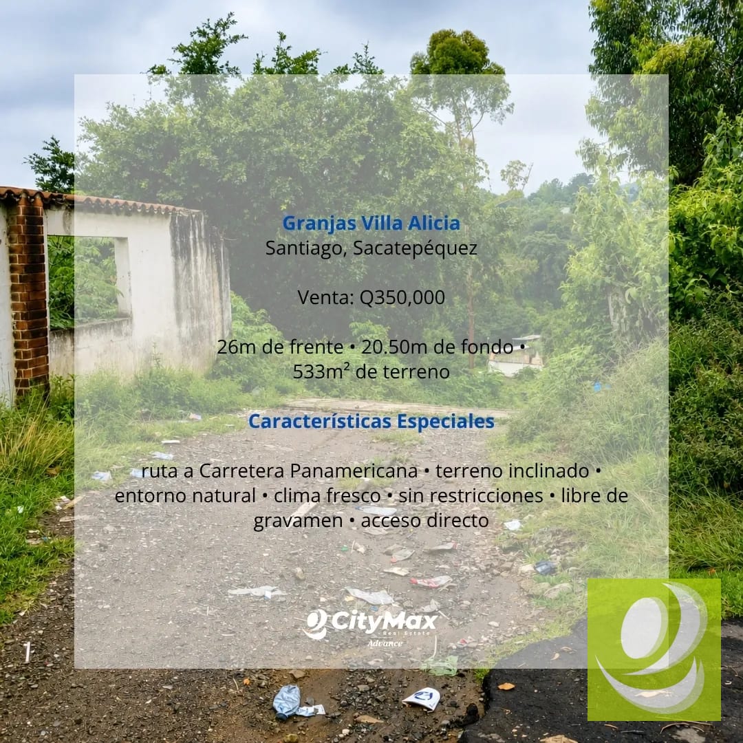 Terreno en Venta en Santiago Sacatepéquez — Terreno en Venta en Santiago Sacatepéquez, Sacatepéquez — foto 5 de 6