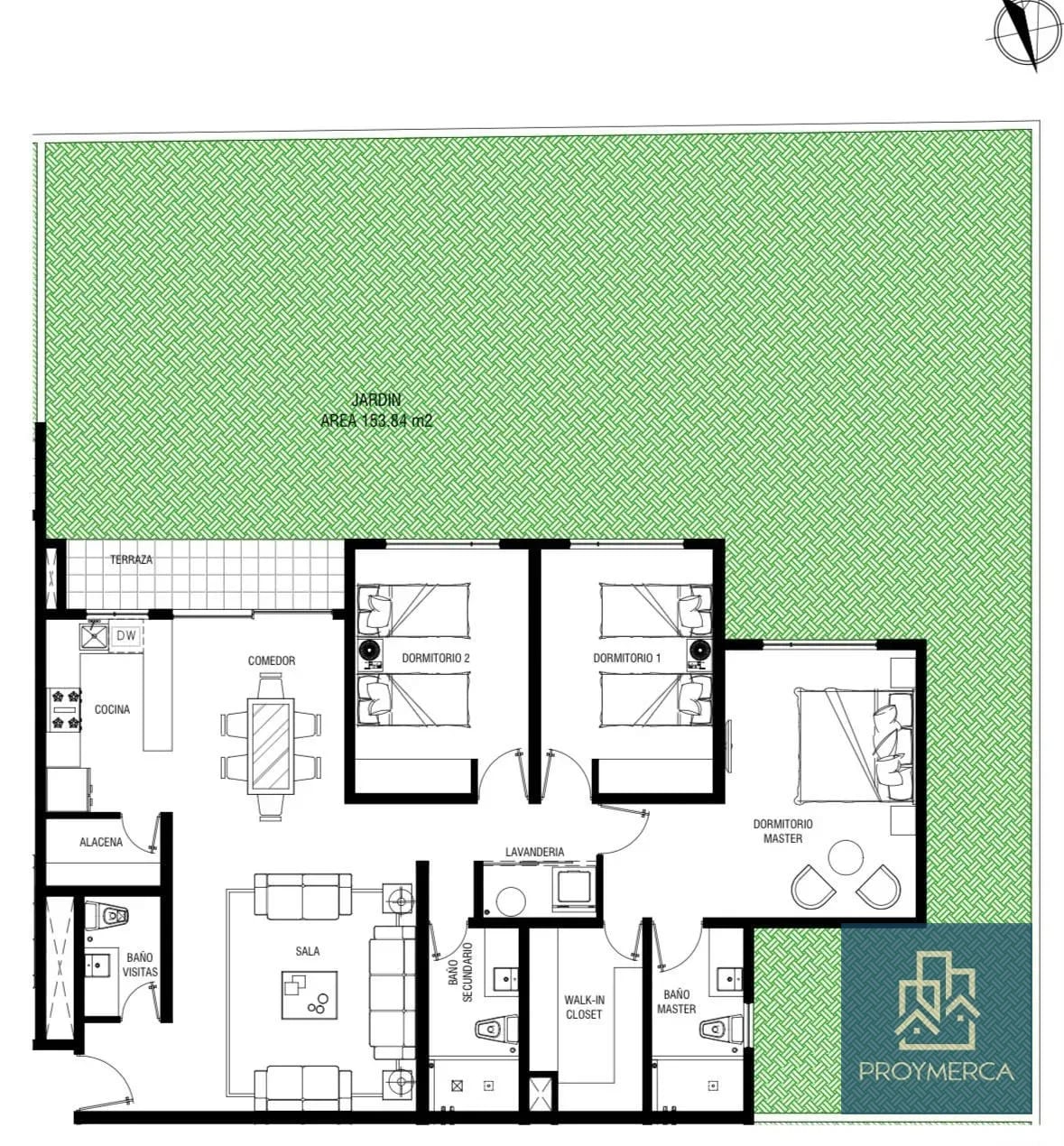Apartamento para estrenar en venta, Edificio Segheria, Zona 14, La villa — Apartamento en Venta en Zona 14, Guatemala, Ciudad — foto 15 de 17