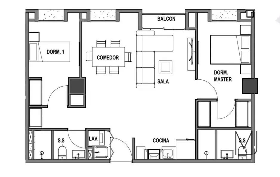 Apartamento en Alquiler | Villa Mariscal | Zona 11 | 2 habitaciones · Pet friendly — Apartamento en Alquiler en Villa Mariscal, Zona 11, Guatemala, Ciudad — foto 1 de 17