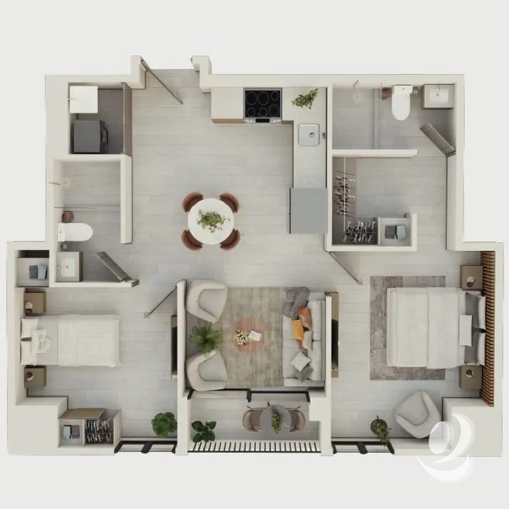 Apartamento de 2 Habitaciones en Venta Zona 11 Ciudad — Apartamento en Venta en Zona 11, Guatemala, Ciudad — foto 10 de 17