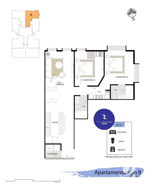 Apartamento en Venta Zona 14 La Villa Ciudad — Apartamento en Venta en Zona 14, Guatemala, Ciudad — foto 5 de 6