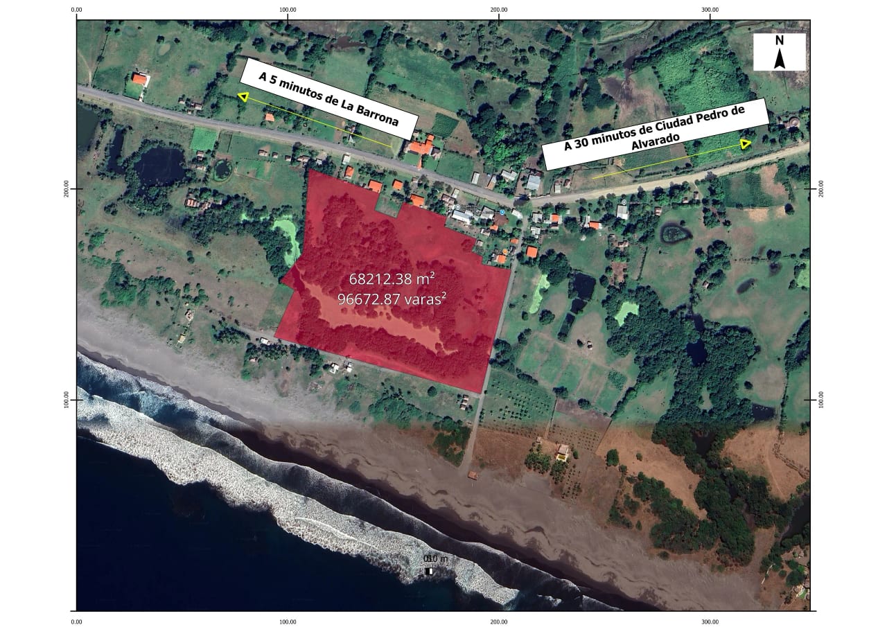 Terreno en la Playa La Barrona / FS3 — Terreno en Venta en Moyuta, Jutiapa — foto 1 de 4