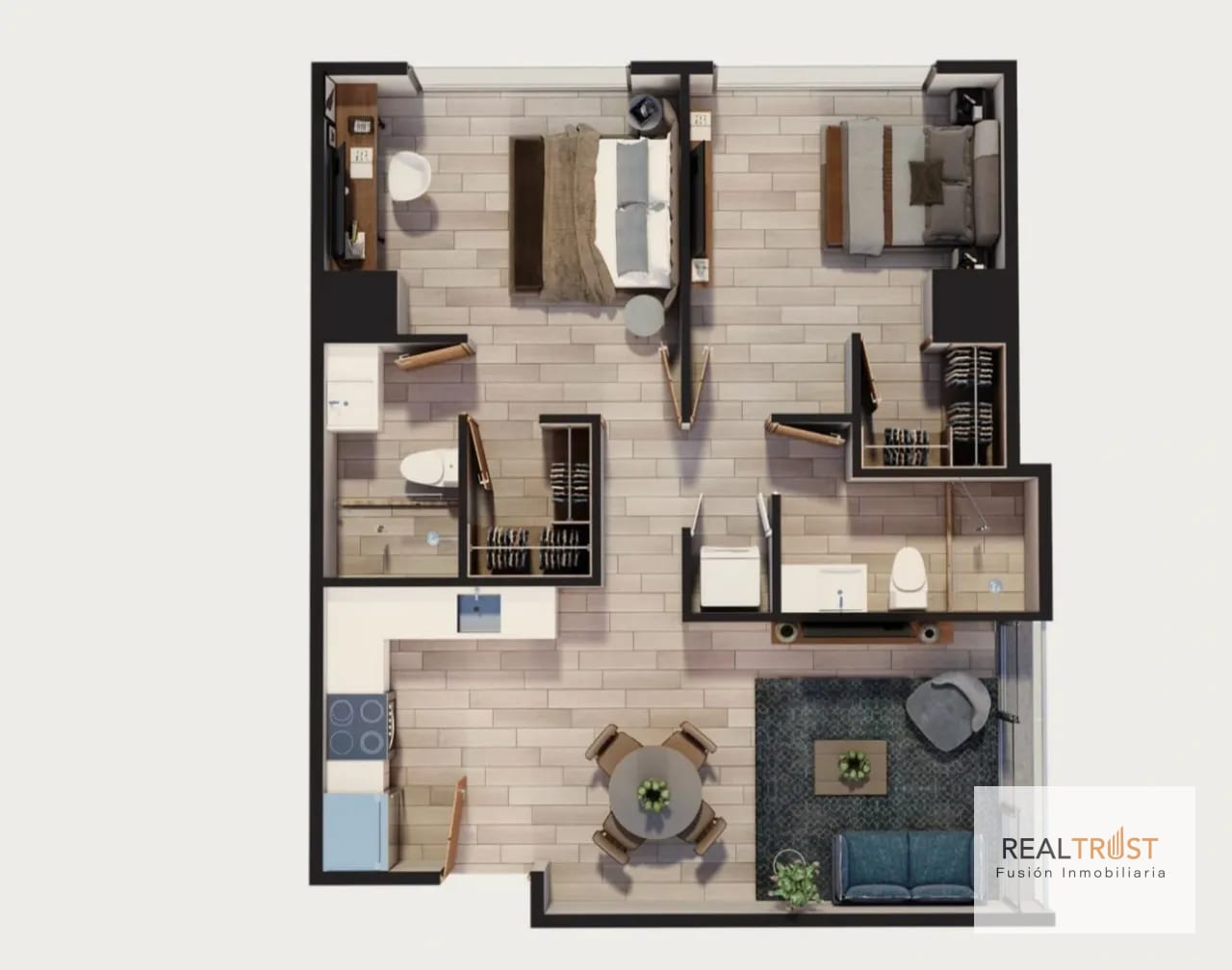 Apartamento en venta Vista hermosa 1 zona 15 — Apartamento en Venta en Zona 15, Guatemala, Ciudad — foto 16 de 17