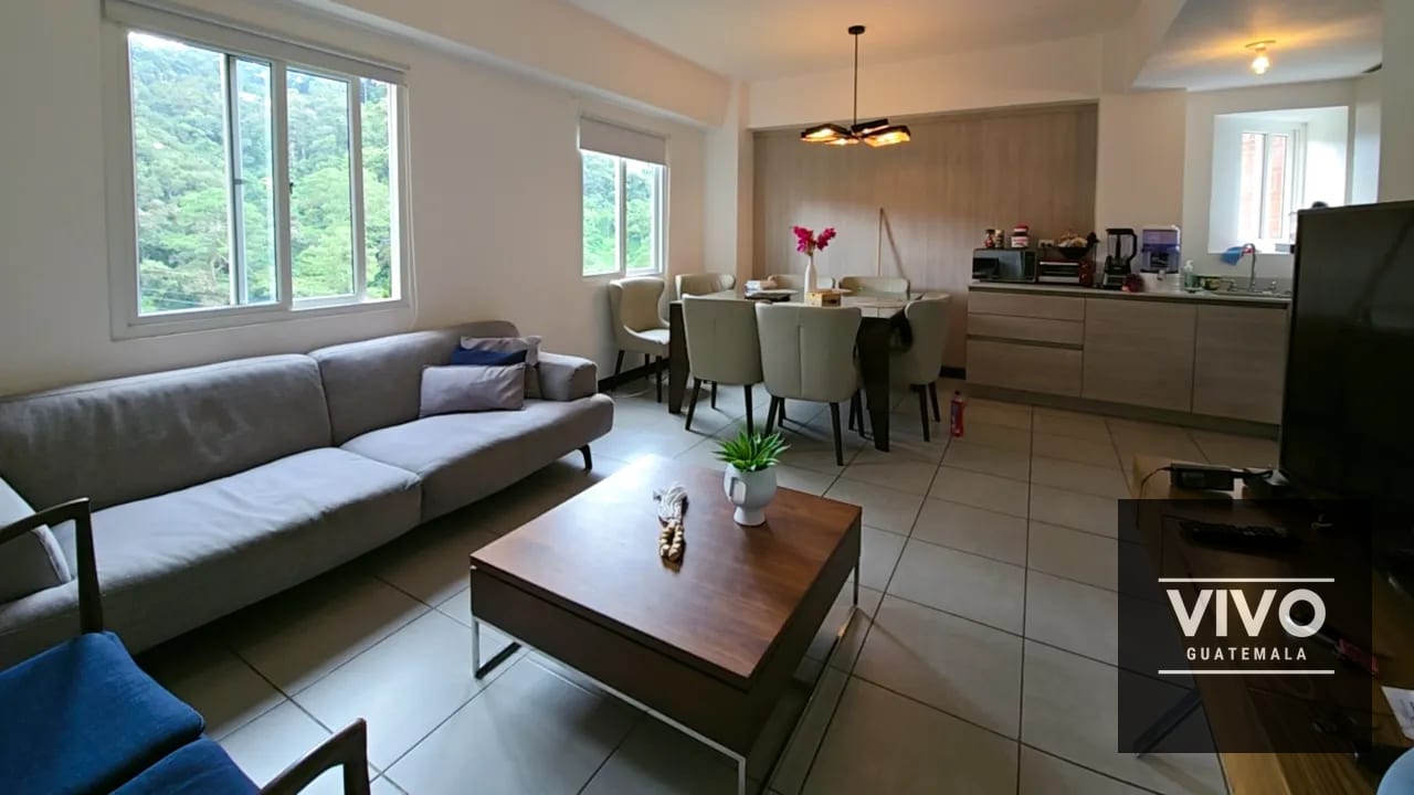 Se vende apartamento amueblado, Hexa Cañadas 16, zona 16 — Apartamento en Venta en Hexa Cañada 16, Zona 16, Guatemala, Ciudad — foto 1 de 9