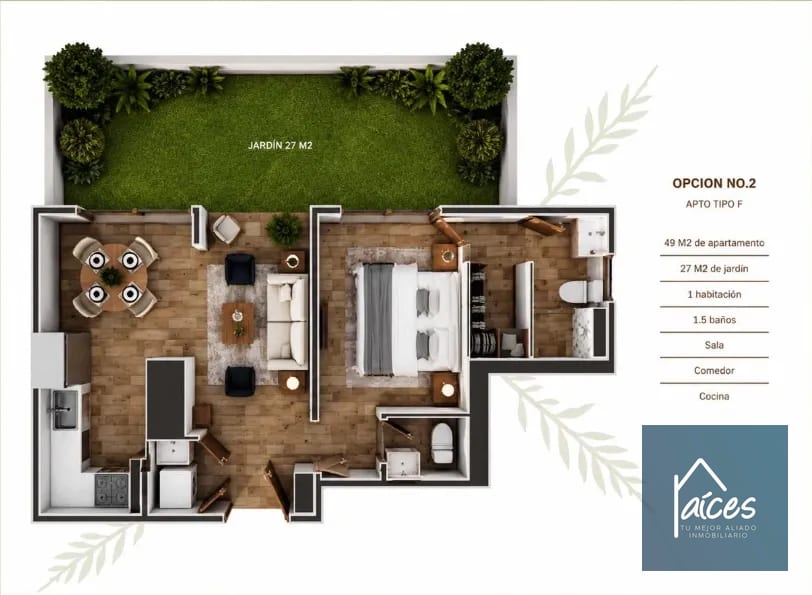 Venta de Apartamento Abitare Americas zona 13 Tipo F No.2 — Apartamento en Venta en Zona 13, Guatemala, Ciudad — foto 2 de 17