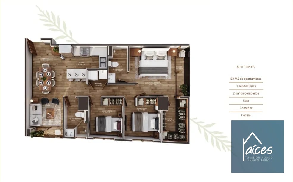 Venta de Apartamento Abitare Americas Zona 13 Tipo B — Apartamento en Venta en Zona 13, Guatemala, Ciudad — foto 2 de 17