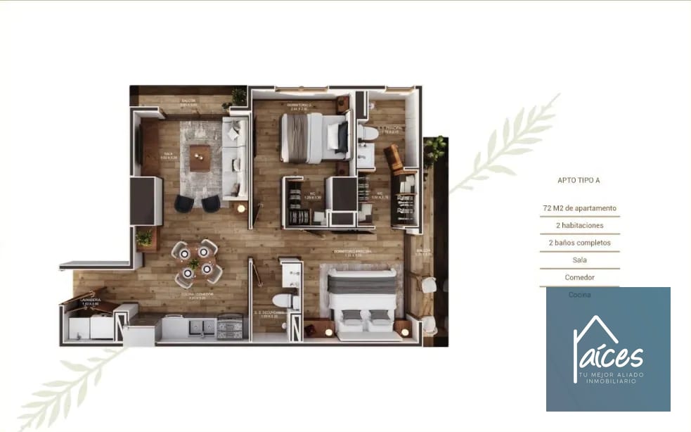 Venta de Apartamento Abitare Americas Zona 13 Tipo A — Apartamento en Venta en Zona 13, Guatemala, Ciudad — foto 2 de 17