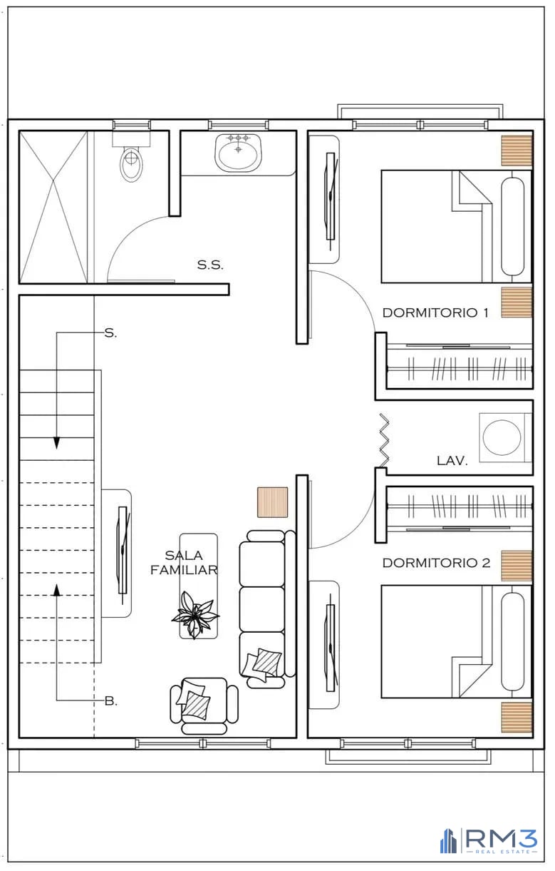 Segundo Nivel — Casas en venta Balcones de San Cristobal, Condominio VENTI — Casa en Venta en Zona 8 Mixco, Guatemala, Ciudad — foto 5 de 15