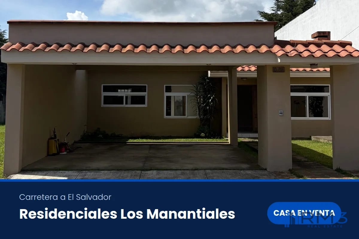 SUPERPRECIO! Venta de Casa 1 nivel en Residenciales Los Manantiales — Casa en Venta en San José Pinula, Guatemala, Ciudad — foto 1 de 11