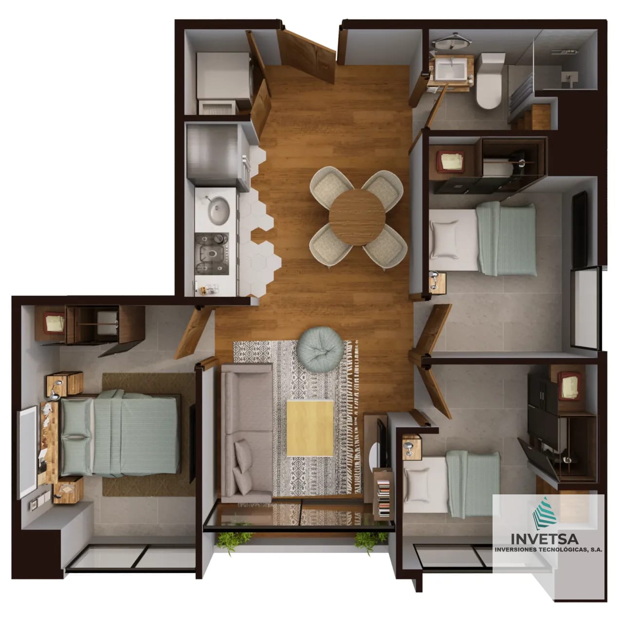 APARTAMENTO 3 DORMITORIOS ZONA 2 CIUDAD NUEVA — Apartamento en Alquiler en Ciudad Nueva, Zona 2, Guatemala, Ciudad — foto 1 de 17