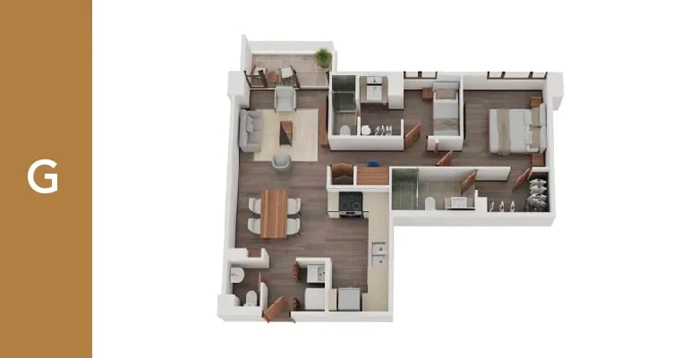 NUVO NARANJO, apartamento de 2 habitaciones en alquiler Q5,800 — Apartamento en Alquiler en Condado Naranjo, Zona 4 Mixco, Guatemala, Ciudad — foto 7 de 14