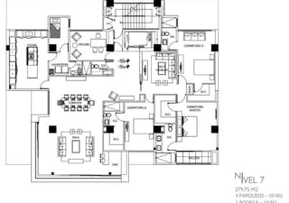 Apto renta z14 VITRA  — Apartamento en Alquiler en Zona 14, Guatemala, Ciudad — miniatura 7 de 15