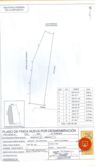 TERRENO GRANDE EN VENTA EN SAN JOSE PINULA KM 19 — Terreno en Venta en San José Pinula, Guatemala, Ciudad — miniatura 7 de 14