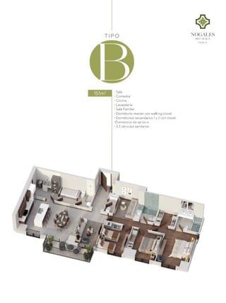Venta de Apartamento en Nogales 2 de Cayala. Precio $560,000 — Apartamento en Venta en Ciudad Cayalá, Zona 16, Guatemala, Ciudad — miniatura 5 de 6