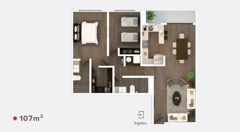Seghería, Zona 14 la Villa — Apartamento en Venta en Segheria, Zona 14, Guatemala, Ciudad — foto 6 de 9