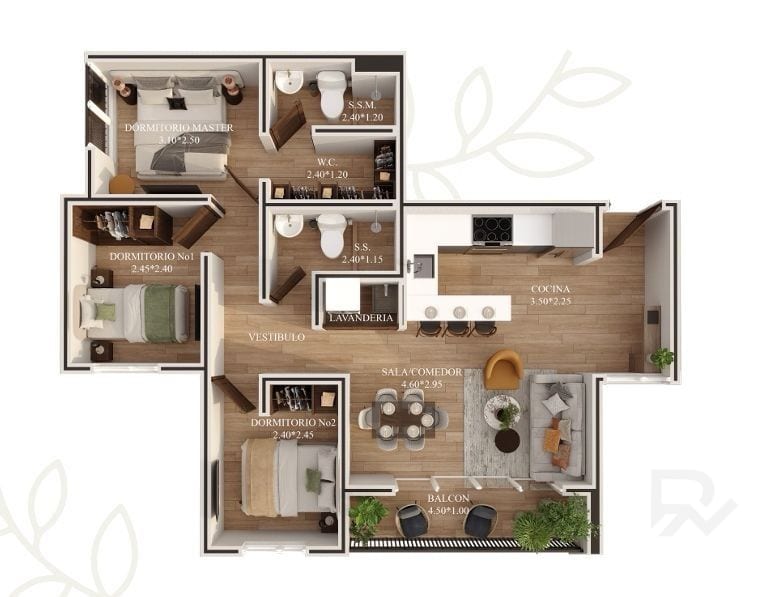 Vendo Apartamento  Tipo  " A y D " en Torre Paseo del Bosque — Apartamento en Venta en Carretera a El Salvador, Guatemala, Ciudad — foto 4 de 6