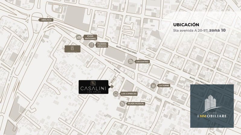 Vendo Apartamentos Nuevos en Zona 10 Casalini — Apartamento en Venta en Casalini Los Arcos, Zona 10, Guatemala, Ciudad — foto 6 de 12