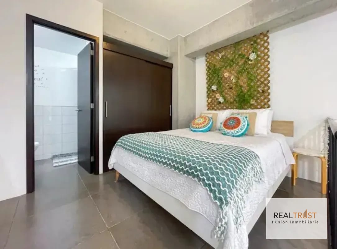 APARTAMENTO TIPO LOFT CON JARDÍN AMUEBLADO EN VENTA ZONA 10 — Apartamento en Venta en Zona 10, Guatemala, Ciudad — foto 11 de 11