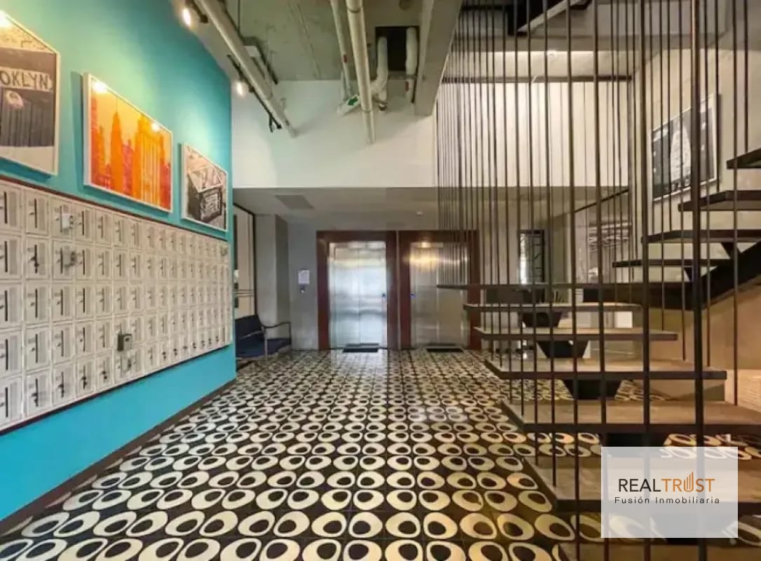 APARTAMENTO TIPO LOFT CON JARDÍN AMUEBLADO EN VENTA ZONA 10 — Apartamento en Venta en Zona 10, Guatemala, Ciudad — foto 10 de 11