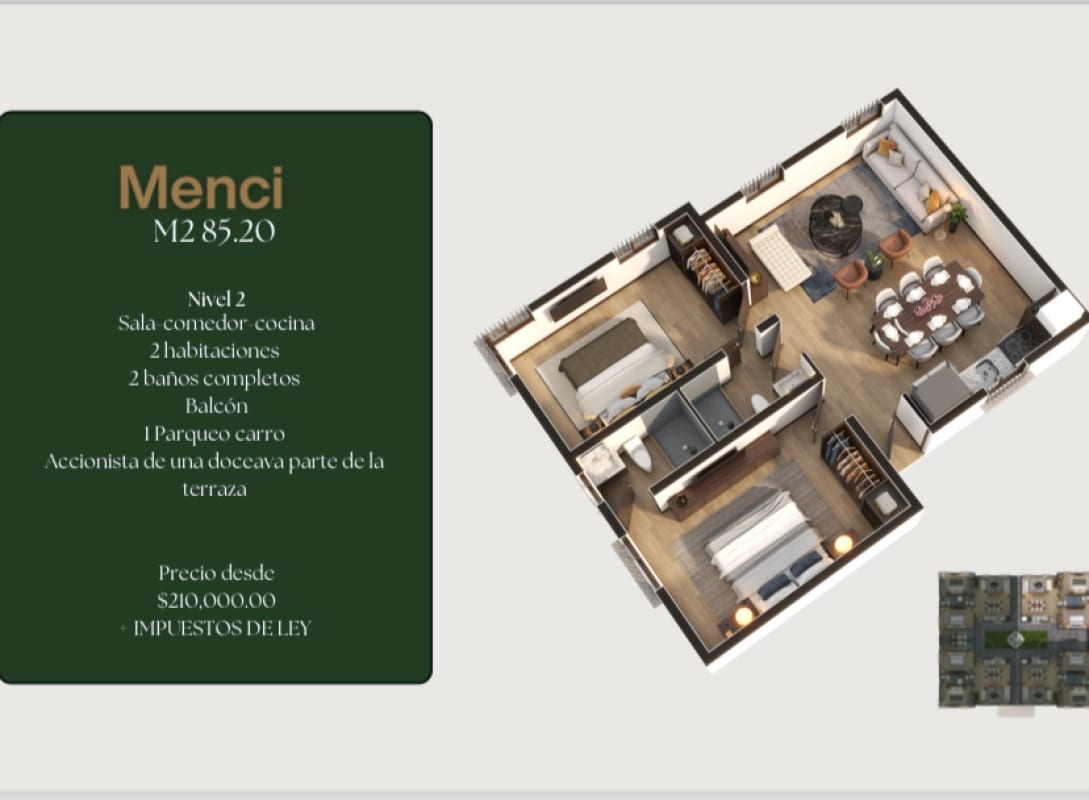 Villas en Venta Torres Los Franciscanos Antigua Guatemala — Apartamento en Venta en Antigua, Sacatepéquez — foto 3 de 9