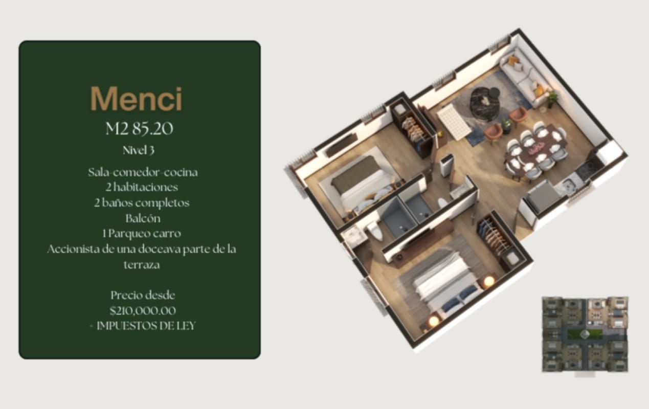 Villas en Venta Torres Los Franciscanos Antigua Guatemala — Apartamento en Venta en Antigua, Sacatepéquez — foto 2 de 9