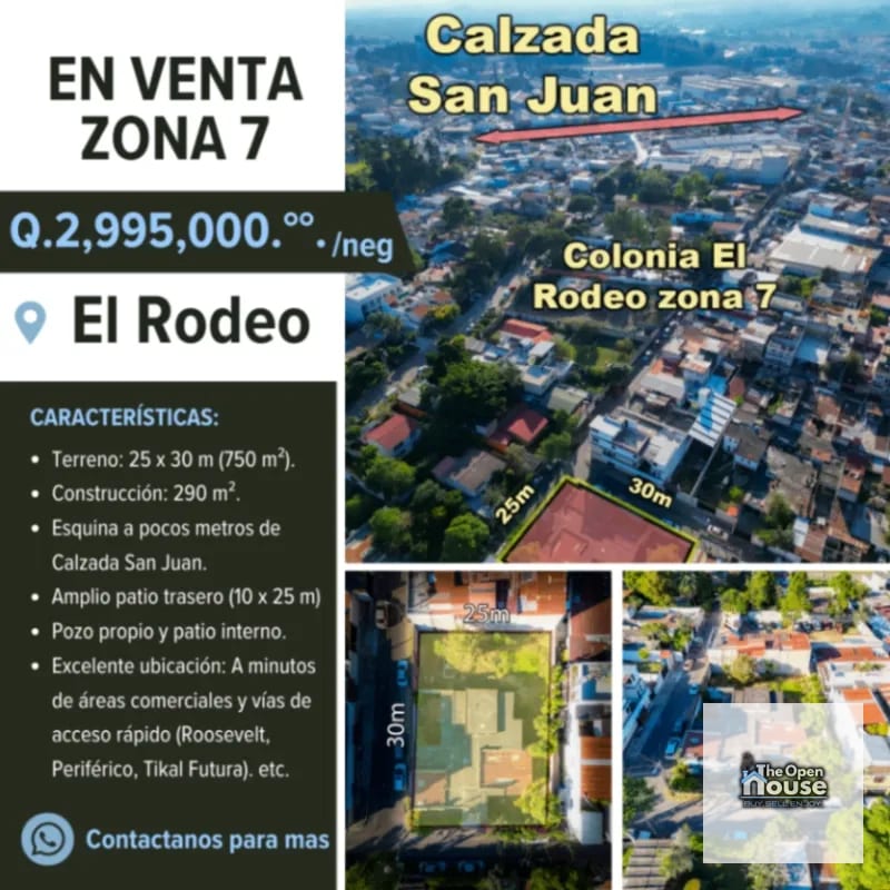 Casa en venta en el Rodeo zona 7 de Guatemala — Apartamento en Venta en Céntrico, Zona 7, Guatemala, Ciudad — foto 1 de 14