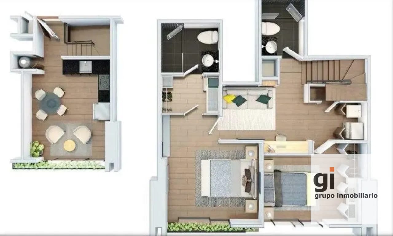 Apartamento de 2 niveles en zona 4 — Apartamento en Venta en Zona 4, Guatemala, Ciudad — foto 6 de 17