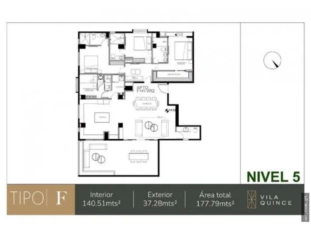Apartamento en Venta | Vila Quince | Zona 15 | Vista Hermosa II | 3 H — Apartamento en Venta en Vila Quince, Zona 15, Guatemala, Ciudad — foto 1 de 16