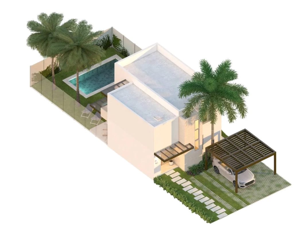 Casas en venta con piscina privada en el Puerto San José. — Casa vacacional en Venta en Puerto San José, Escuintla — foto 4 de 6